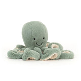 Maskotka ośmiornica Jellycat Odyssey 23 cm, mięciutki pluszak o zróżnicowanej fakturze macki, idealny dla dzieci.