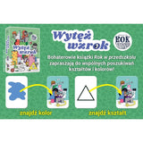 Nasza Księgarnia: gra Rok w przedszkolu Wytęż wzrok - Noski Noski