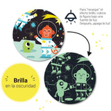 Apli Kids: puzzle świecące w ciemności Kosmos 60 el. - Noski Noski