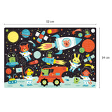 Apli Kids: puzzle świecące w ciemności Kosmos 60 el. - Noski Noski