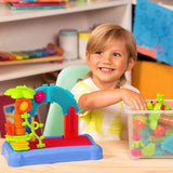 Bristle Blocks: klocki jeżyki w pudełku Jungle Adventure Storage Bucket 58 el. - Noski Noski