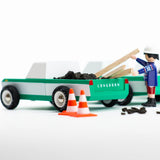 Candylab Toys: drewniany samochód pick-up Americana Longhorn Green - Noski Noski