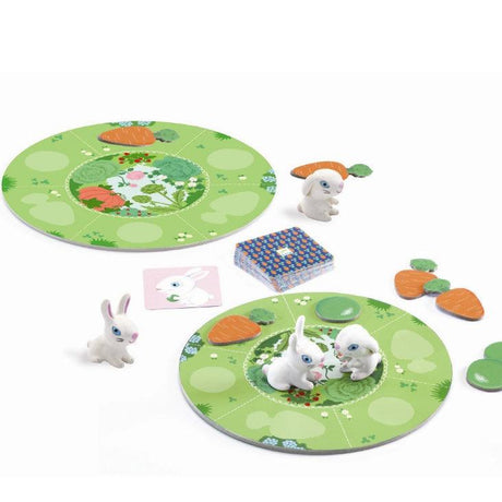 Djeco: gra z króliczkami Little Collect - Noski Noski