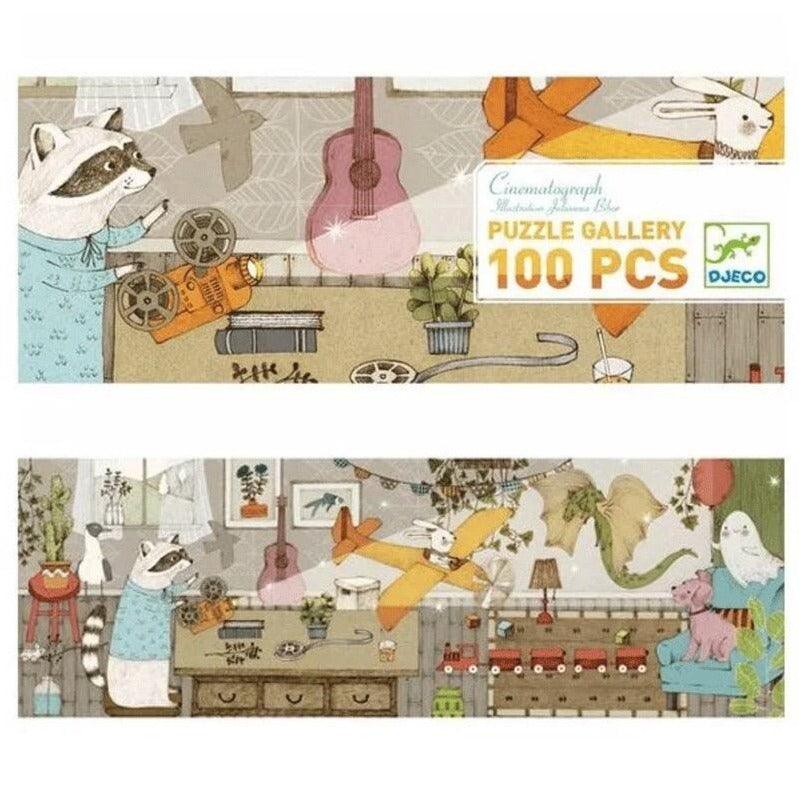 Djeco: puzzle gallery Pokaz Filmowy 100 el. - Noski Noski