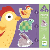 Djeco: puzzle primo Na łączce - Noski Noski