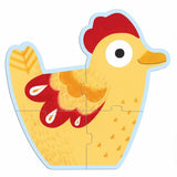 Djeco: puzzle primo Na łączce - Noski Noski