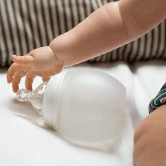 Élhée: silikonowa butelka antykolkowa BibRond 240 ml 3-24 M - Noski Noski