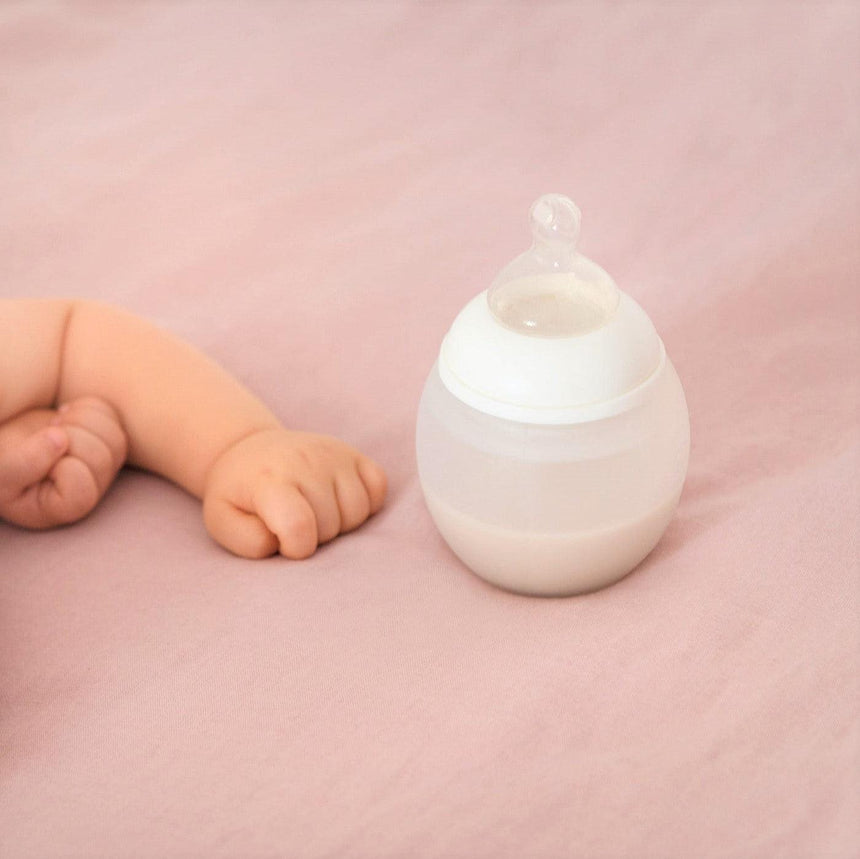 Élhée: silikonowa butelka antykolkowa BibRond 240 ml 3-24 M - Noski Noski