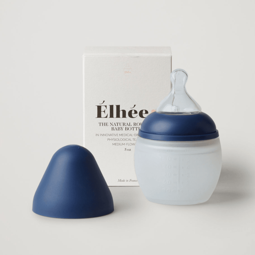 Élhée: silikonowa butelka antykolkowa BibRond 240 ml 3-24 M - Noski Noski