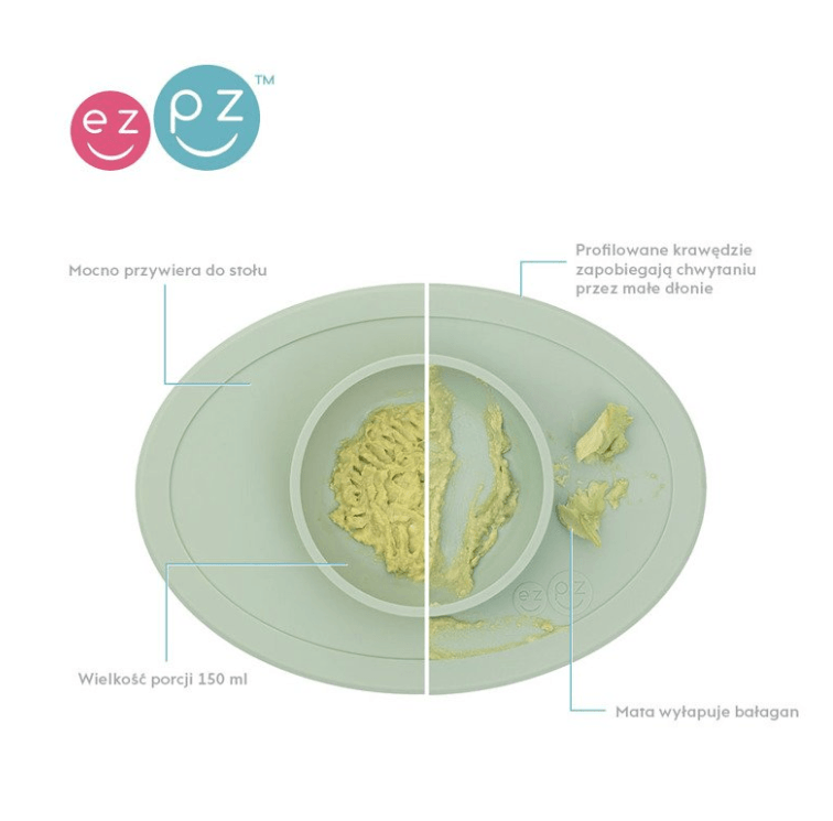 EzPz: pierwsze naczynia silikonowe First Foods Set - Noski Noski