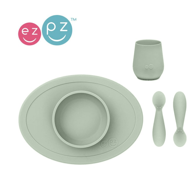EzPz: pierwsze naczynia silikonowe First Foods Set - Noski Noski