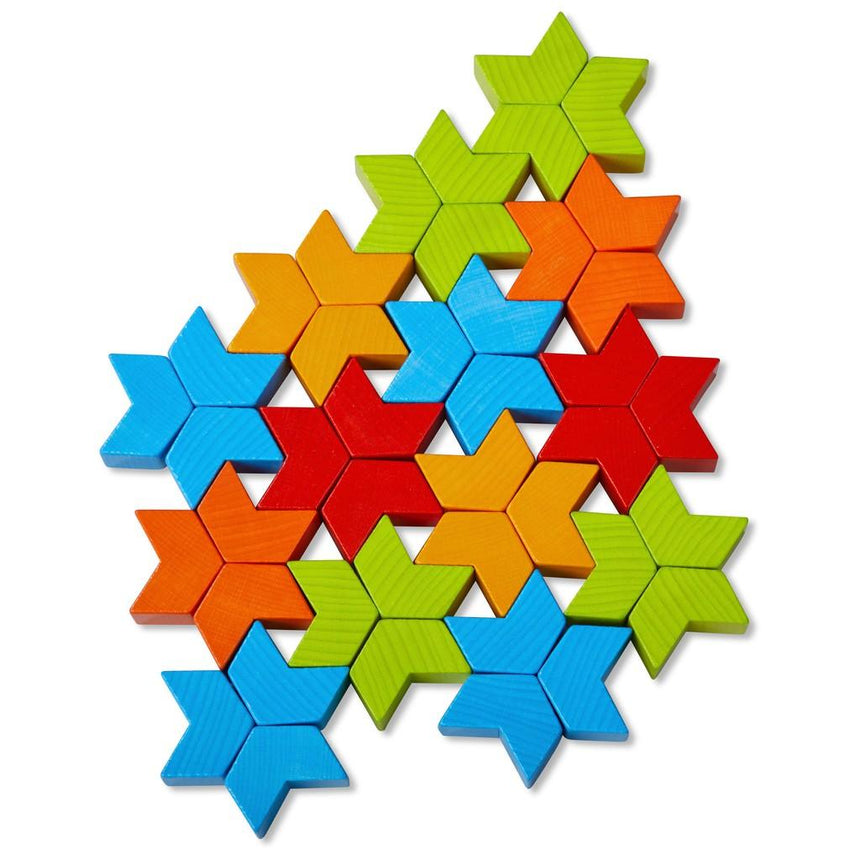 Haba: drewniana układanka Kaleidoscope Chevrons - Noski Noski