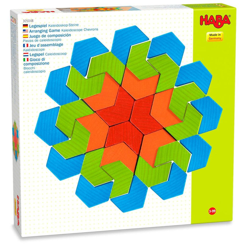 Haba: drewniana układanka Kaleidoscope Chevrons - Noski Noski