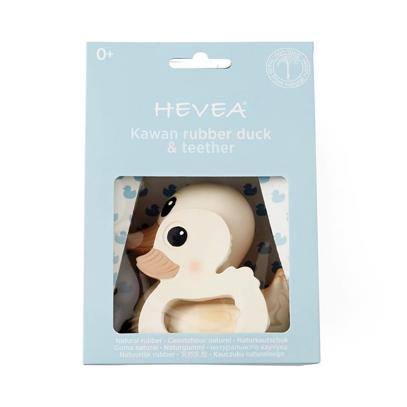 Hevea: zestaw kaczka i gryzak z naturalnego kauczuku Kawan - Noski Noski