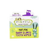 Jack N' Jill: chusteczki do mycia dziąseł i ząbków dla niemowląt Baby Gum & Tooth Wipes - Noski Noski