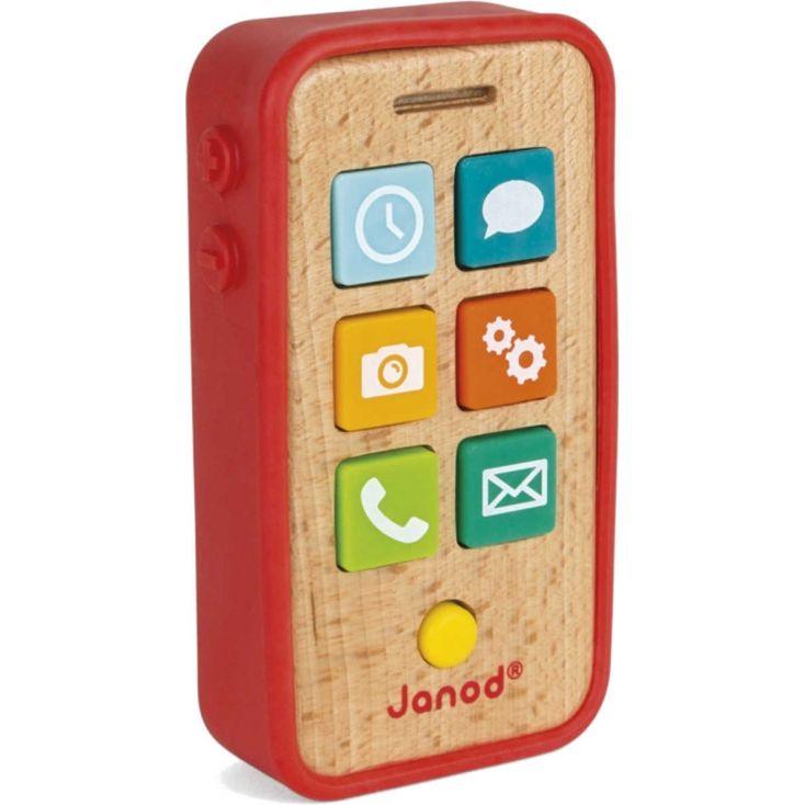 Janod: drewniany telefon z dźwiękami - Noski Noski
