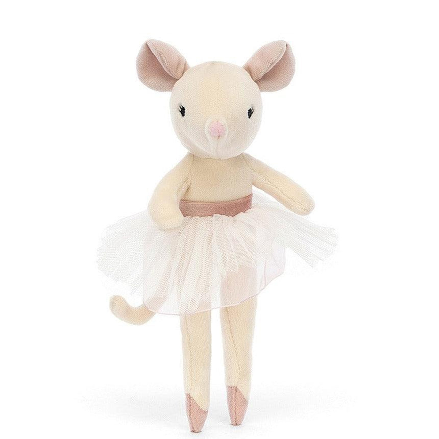 Jellycat: przytulanka myszka baletnica Etoile Mouse 20 cm - Noski Noski