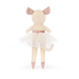Jellycat: przytulanka myszka baletnica Etoile Mouse 20 cm - Noski Noski