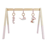 Little Dutch: drewniany pałąk z zabawkami Baby Gym Ocean - Noski Noski
