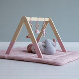 Little Dutch: drewniany pałąk z zabawkami Baby Gym Ocean - Noski Noski