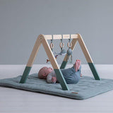 Little Dutch: drewniany pałąk z zabawkami Baby Gym Ocean - Noski Noski
