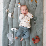 Little Dutch: mata podłogowa dla niemowląt Playpen Mat Ocean - Noski Noski