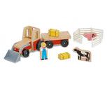 Melissa and Doug: drewniany traktor Farm Tractor - Noski Noski