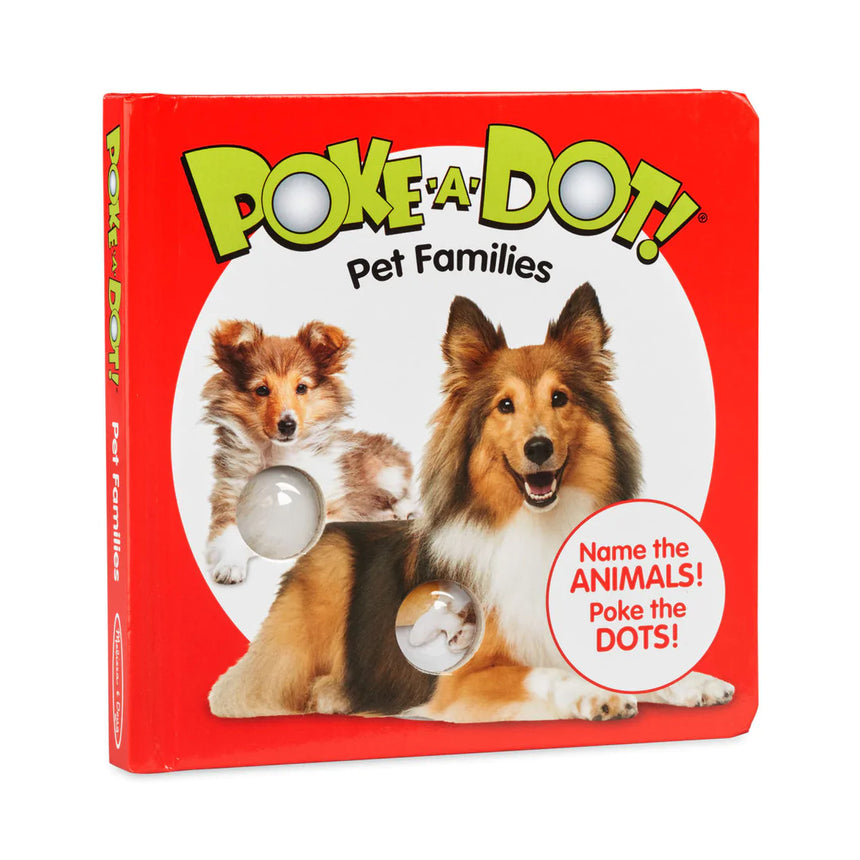 Melissa and Doug: książeczka z przyciskami Poke-a-Dot Pet Families - Noski Noski