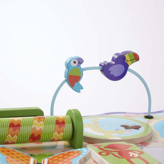 Melissa and Doug: stoliczek aktywnościowy Jungle Activity Table - Noski Noski
