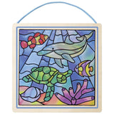 Melissa and Doug: witraż do samodzielnego ozdobienia Ocean - Noski Noski