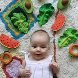 Oli and Carol: kauczukowy gryzak arbuz Wally the Watermelon - Noski Noski