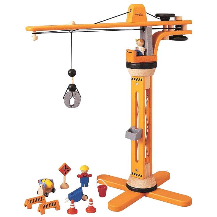 Plan Toys: drewniany dźwig - Noski Noski