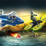 Playmobil: policyjny odrzutowiec pościg za dronem City Action - Noski Noski