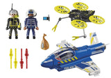 Playmobil: policyjny odrzutowiec pościg za dronem City Action - Noski Noski
