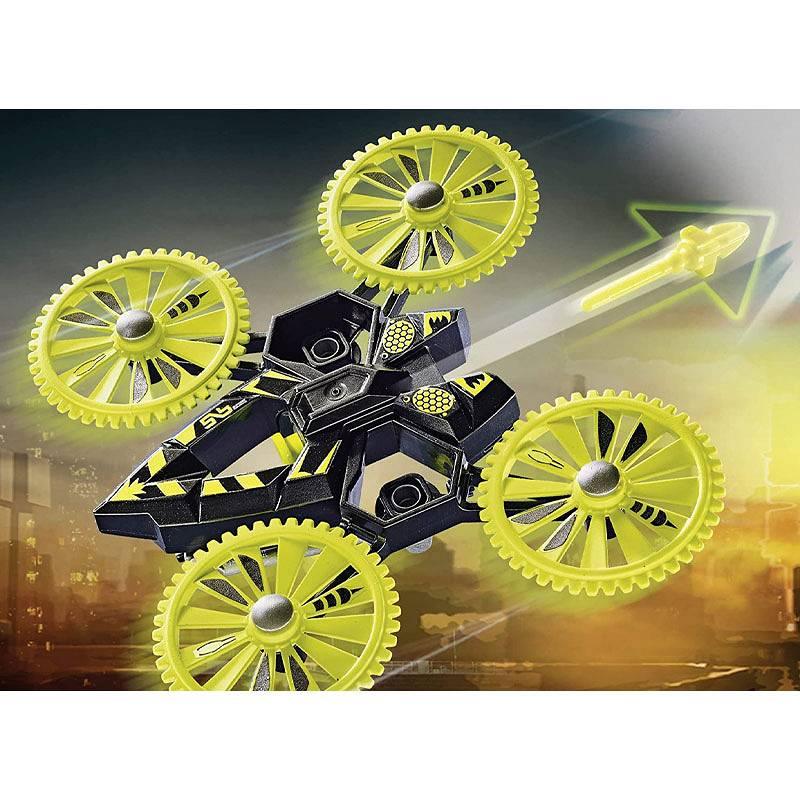 Playmobil: policyjny odrzutowiec pościg za dronem City Action - Noski Noski