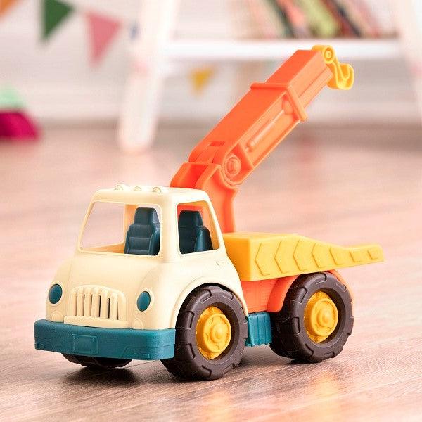 Zabawka laweta samochodowa Wonder Wheels Tow Truck, bezpieczna i wytrzymała, idealna do domu, ogrodu i plaży.